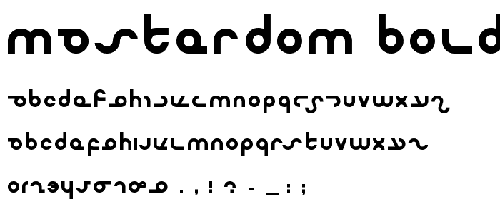 Masterdom Bold font